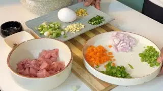 Chicken fried rice | Chicken Rice | High Protein Chicken Rice 