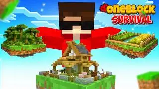 3 FARMS (Wood + Food + Animals)  MAKING ALL ON JUST ONEBLOCK