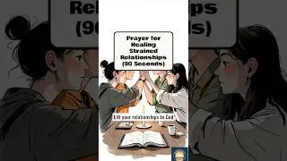 Prayer for Healing Strained Relationships (90 Seconds) #prayer