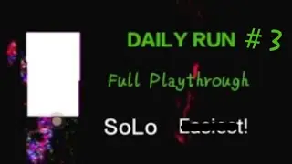 [FWR] DAILY RUN #3 Speedrun Full Walkthrough - DOORS ROBLOX 
