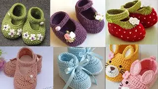 Most Beautiful Crochet Baby Shoes Design Ideas 2025|Handmade crochet Baby Shoes Designs