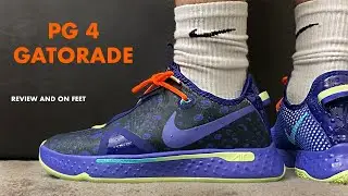 Nike PG 4 Gatorade Review and On Feet