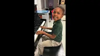 Amir trying out piano for the first time - Shawnta Hooks.mp4