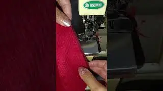 How to Use a Serger for Clean Edges | Overlock Stitch Tutorial✂️#sewinglovers