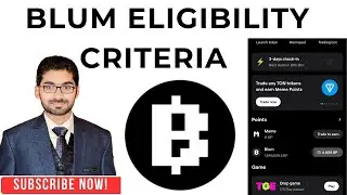 BLUM Final Eligibility Criteria || How to Check BLUM Proof Of Activity Task.....