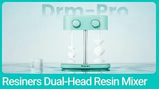 Double Your Creativity with Resiners' Dual-Head Resin Mixer