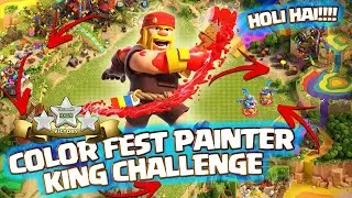 3 Star Guide for the Color Fest Painter King Challenge in Clash of Clans