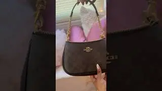 Unboxing the Coach Terri Shoulder Bag in Signature Canvas #coach #coachbag #fall #shoulderbag #unbox