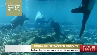 Mysterious statues recovered from underwater discovery in China