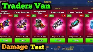 Traders Van Damage Test | Gem Van - Pixel Gun 3D