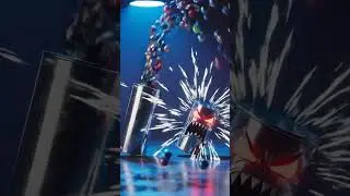 Cylinder Creatures &ndash; Surreal 3D Cartoon Horror Comedy Art