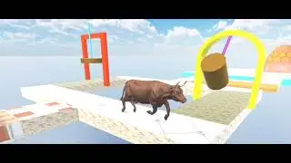 Fountain Crossing Animal Transformation with Elephant, Gorilla, Lion, Tiger, Dinosaur