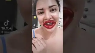 You want pouty lips 💋 and eyebrows on fleek? Thick lips filter on Tiktok #shorts