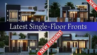 Latest Single-Floor House Elevation Design 2025 | Modern House Front Elevation Ideas