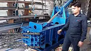 Double Action  Scrap Baling Press Manual Door 12 x 15