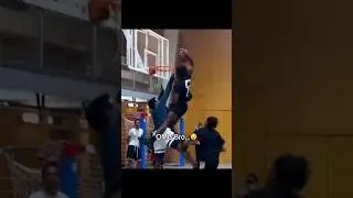 What the f**k was that 😱 #basketball #europe #dunk #viral #shorts
