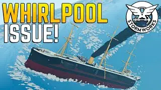 WHIRLPOOL SWALLOWS UP STEAM SHIP In Stormworks!