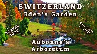 Swiss Tour &middot; Visit Eden garden secret paradise - Aubonne's Arboretum near Geneva, Switzerland Travel