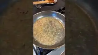 White wine garlic butter sauce is so easy to make and is so good on fish and chicken