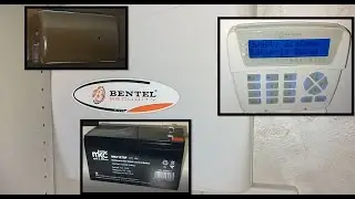 BENTEL - Come sostituire la batteria centrale tampone e quelle dei sensori.  Alarm battery
