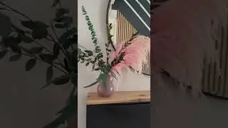 Preserved Eucalyptus and Pink Pampas Bouquet