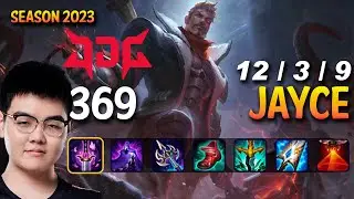 JDG 369 JAYCE vs AZIR Top - Patch 13.13 KR Ranked