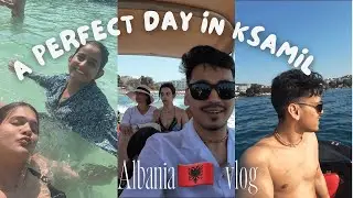 A Perfect Day in Ksamil 🌊🇦🇱 | Beaches, Food & Sunset | Albania Vlog Part 2🇦🇱