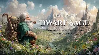Legend of the Dwarf Sage | Fantasy Medieval Music for Rest & Deep Focus