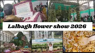 Vlog | Lalbagh flower show 2026 💐🌺🪻🏵️🌹@yudvigowda 