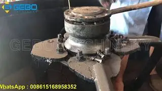 How to add oil into rear axle concrete mixer, block machine cement mixer