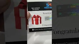 Holographic Scratch Cards | Custom Scratch-Off Cards | Call: 7701006333 #scratchcards #promotion