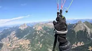 Small tour through the Bauges - XC paragliding Bauges Sambuy