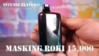 Extremely STRONG Flavors! Maskking Roki 15,000 Puff Review! VapingwithTwisted420