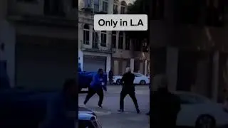 Homeless guy fight with 2 police officers in Los Angeles #streetfighter #ufc #mma #viral #memes