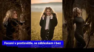 Focení v protisvětle se zábleskem za mrazivého rána