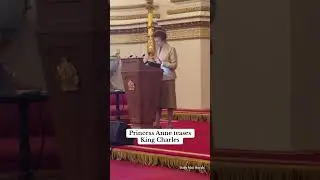 Princess Anne teases King Charles