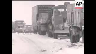 SNOW BLOCKED ROADS  - NO SOUND