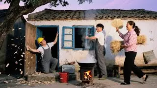 🏠Three brothers renovate an old house, hilarious and humorous, rural life.#renovation#building