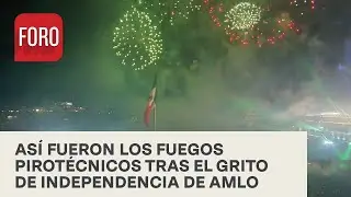 Fuegos pirotécnicos iluminaron el Zócalo de CDMX - Las Noticias