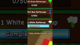 Ez White Buttercup Quest #growagarden #roblox