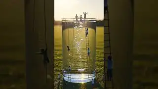 The Giant Glass of Wonders 🌈 | Unrealistic Fantasy Short That Will Blow Your Mind!