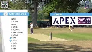 Apex Cricket Festival - Group B (Girls) - Round 1 - Millfield School CC v Mayfield Girls School