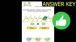 Brain Ace LEVEL 118 Find the pattern what is the number of the car parking space - Gameplay