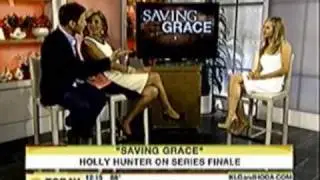 Holly Hunter Talking about the series finale of saving grace