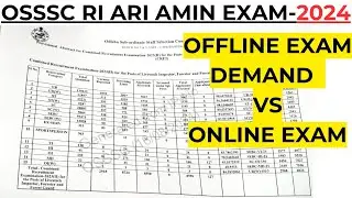 OSSSC EXAM 2024 IONLINE VS OFFLINE EXAM I OSSSC NEW RULES FOREST GUARD FORESTER LSI 2024 OFFLINEEXAM