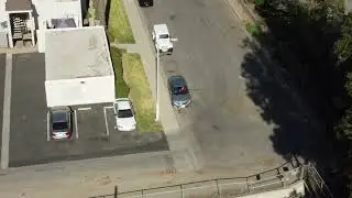 DJI Mini 2 - A guy in a Red Shirt Eating Wendy's