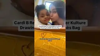 Cardi B SHOCKED Over Daughter Kulture Drawing On Her $60K Herm&egrave;s Bag