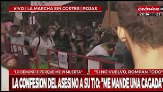 ROJAS.. INCIDENTES EN L A MARCHA POR URSULA.