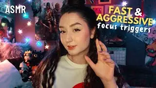 ASMR FAST & AGGRESSIVE FOCUS TRIGGERS