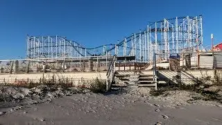 Abandoned Sand Blaster Roller Coaster- Daytona Beach Boardwalk